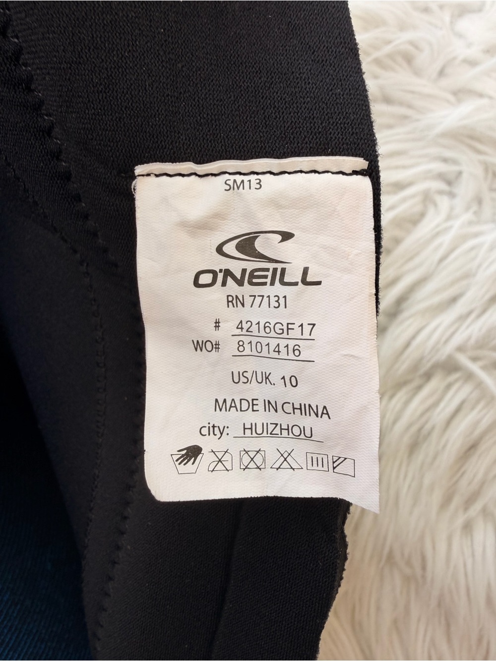 O'Neill Black, Teal & Pink Girls One-Piece Wetsuit - Picture 4 of 4